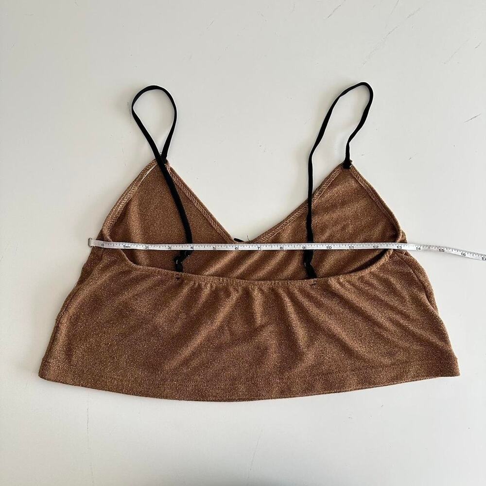 Handmade brown black gold camisole - Picture 7 of 8